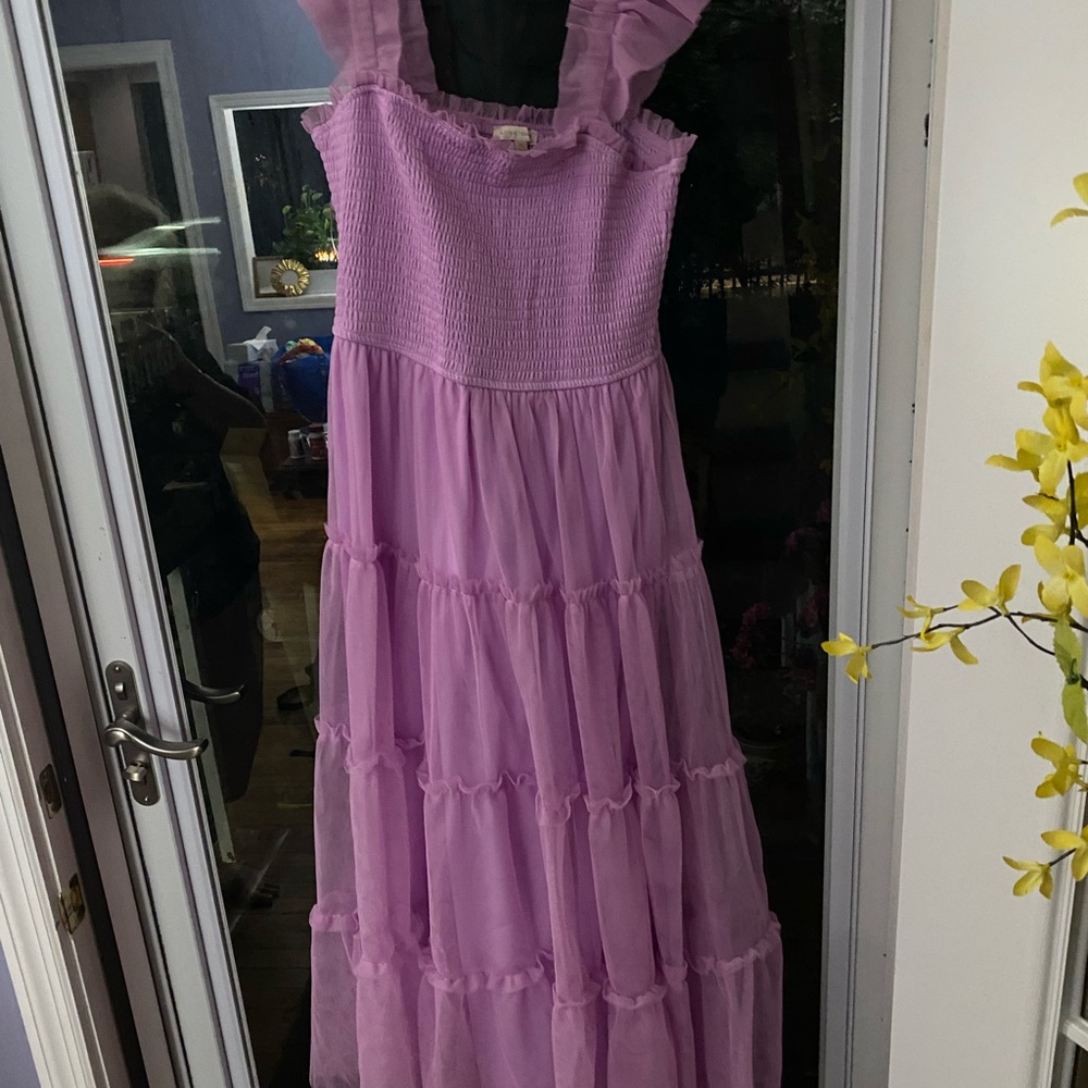 Flying Tomato Lilac Textured Dress